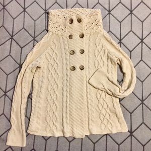 Dana Buchman Cable Knit Cardigan